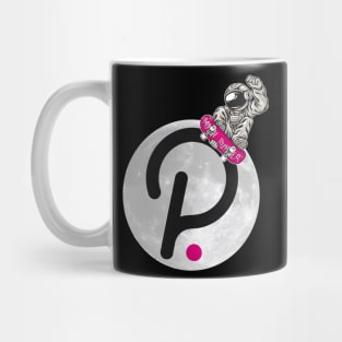 Polkadot to the Moon DOT Crypto Astronaut on Moon Mug